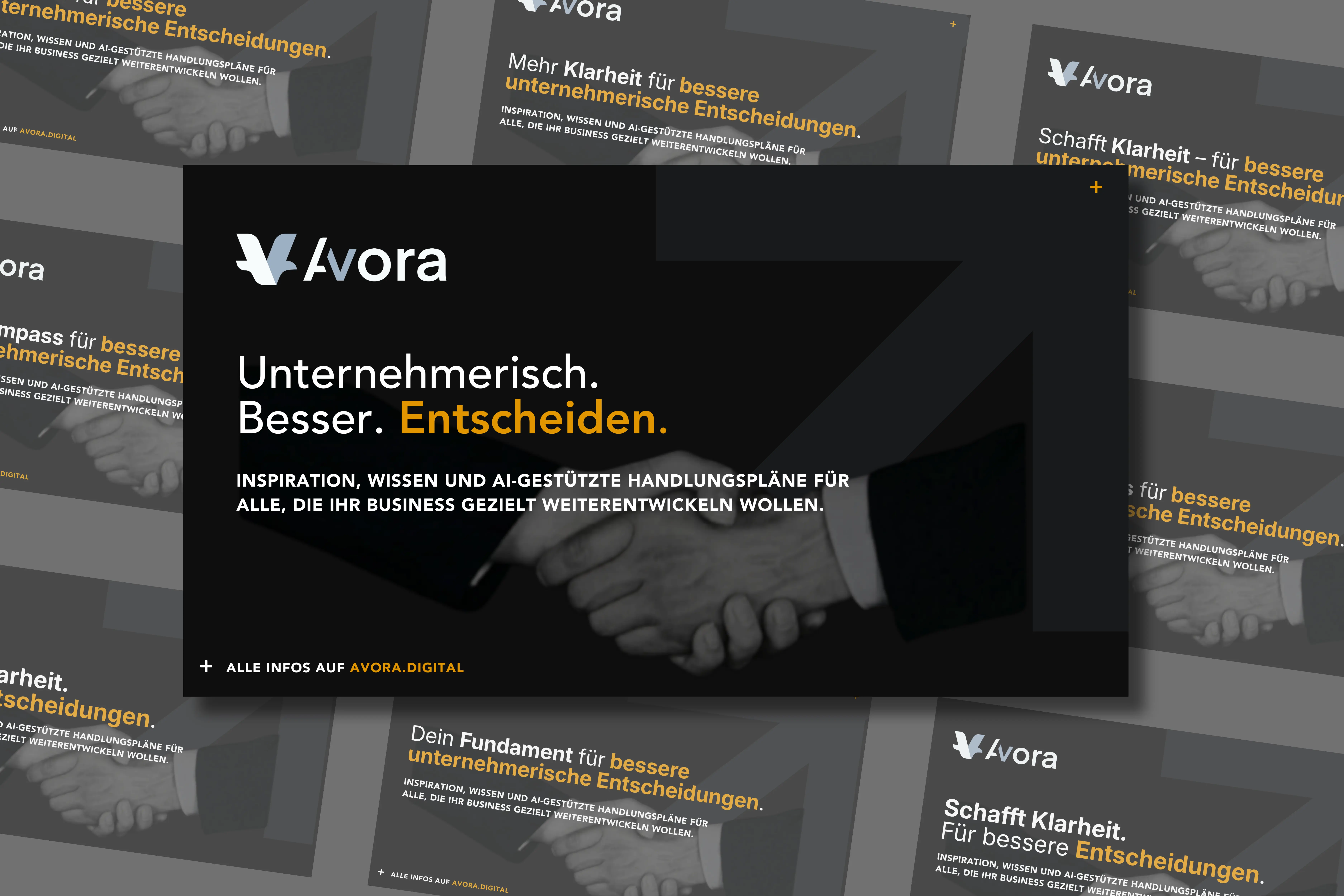 Avora Claim-Übersicht – elf Positionierungs-Varianten