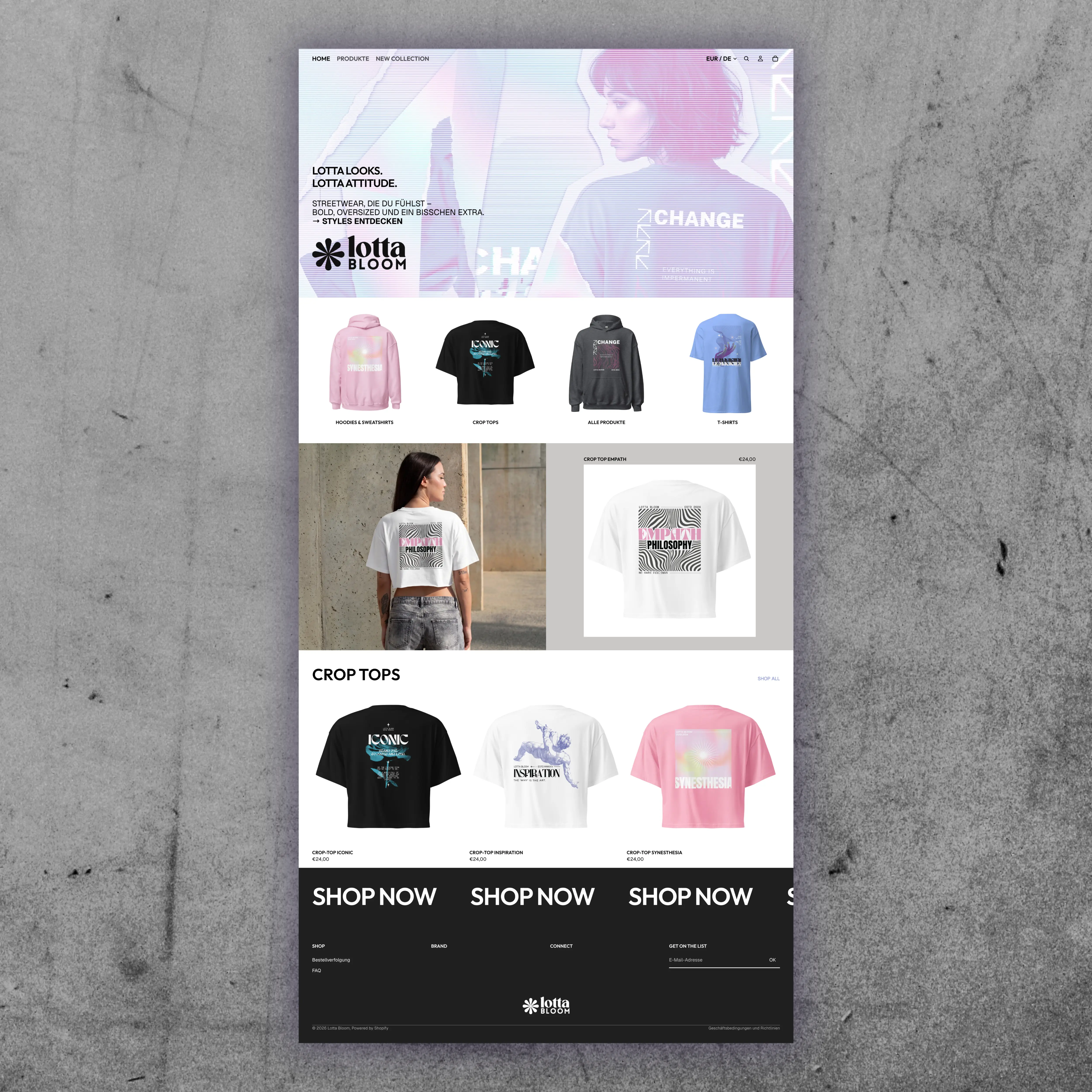 Lotta Bloom Shopify Onlineshop